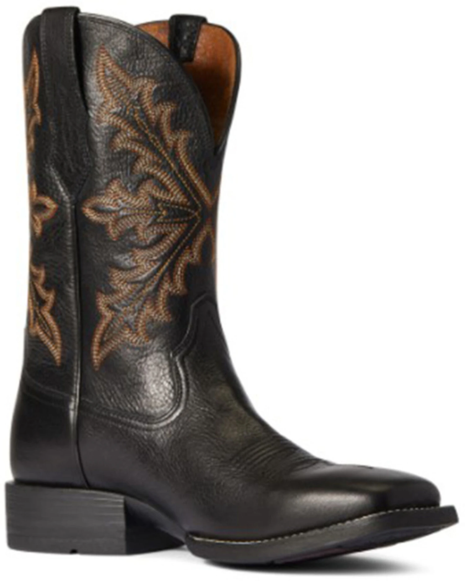 Ariat Men's Qualifier Night Sky Western Performance Boots - Broad Square Toe 1 Ariat Men's Qualifier Night Sky Western Performance Boots - Broad Square Toe
