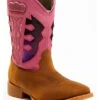 Shyanne Girls' Light-Up Western Boots - Round Toe