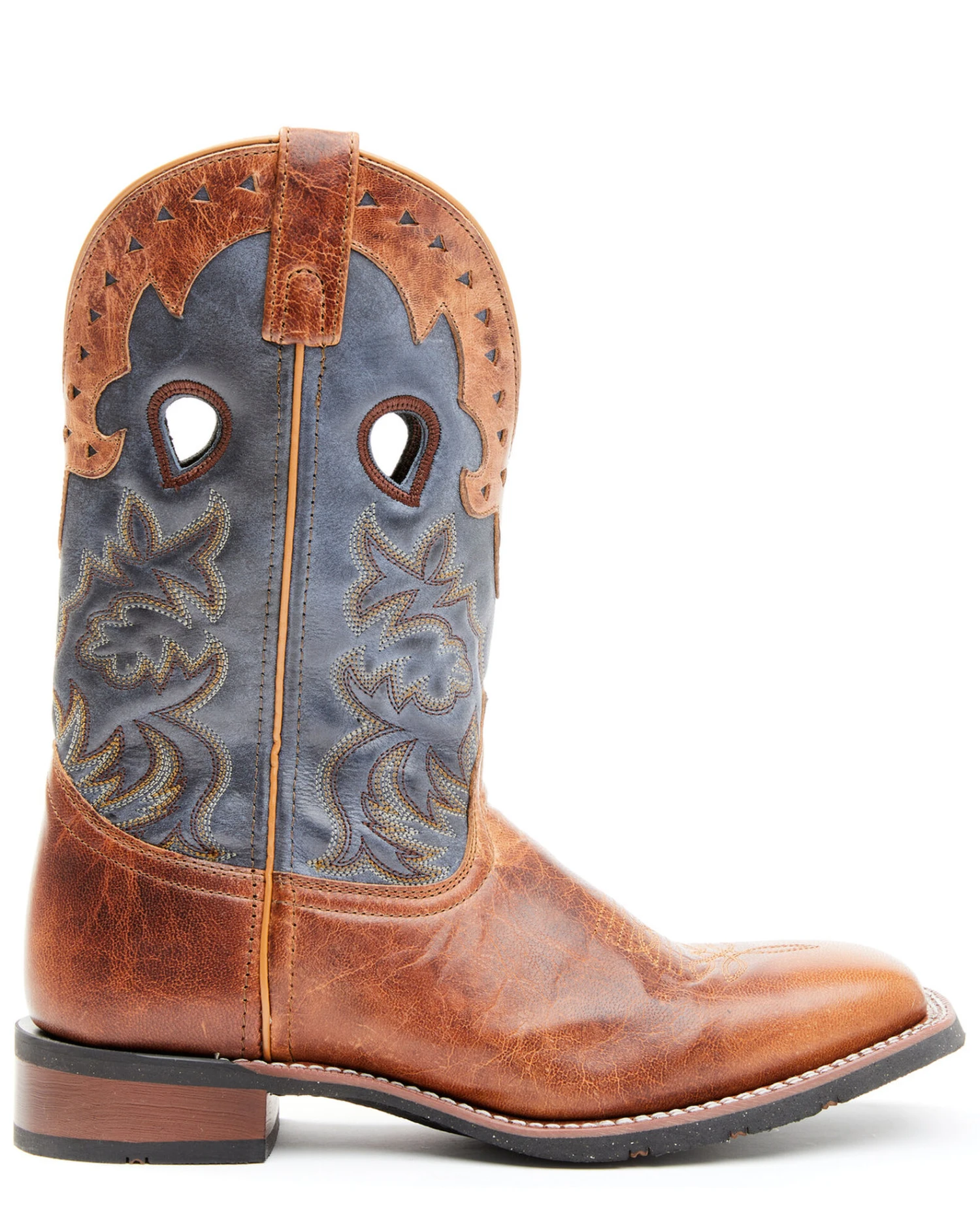 Laredo Men's Top Western Boots - Broad Square Toe 2 Laredo Men's Top Western Boots - Broad Square Toe - Image 2