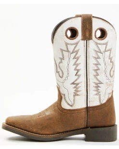 Cody James Boys' Pull On Leather Western Boots - Broad Square Toe  -EverTrail Boots Sales Store 2000346554 200 P3