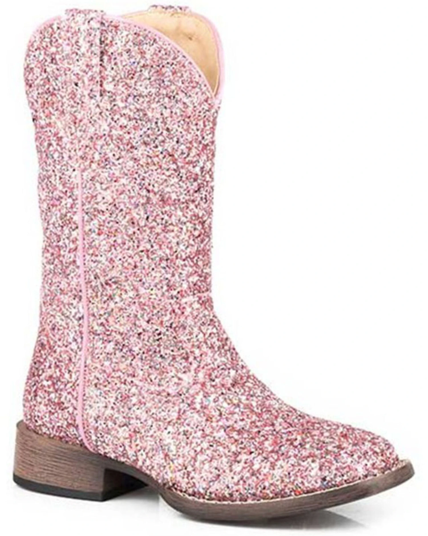 Roper Toddler Girls' Glitter Galore Western Boots - Square Toe 1 Roper Toddler Girls' Glitter Galore Western Boots - Square Toe