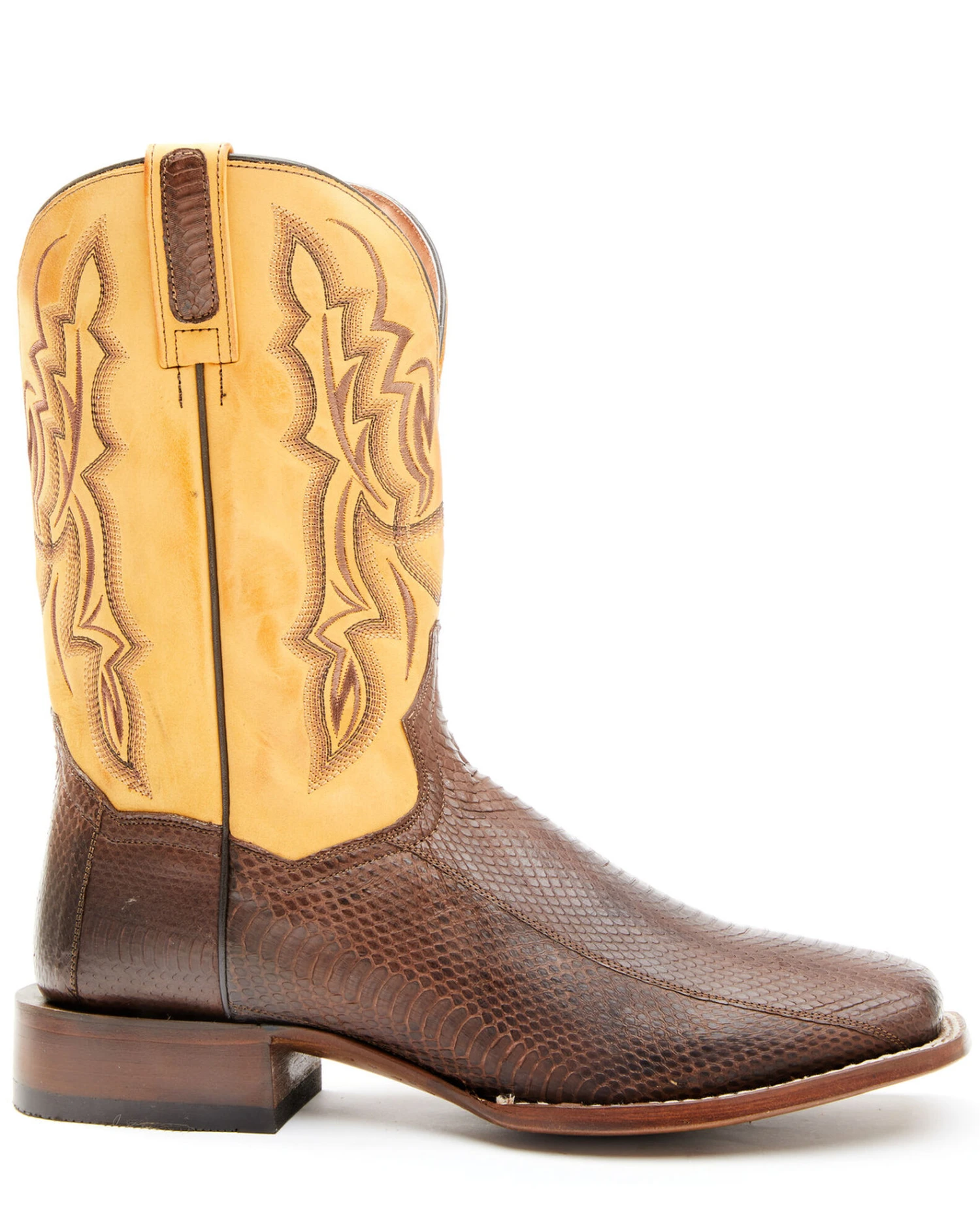 Dan Post Men's Exotic Snake Western Boots - Broad Square Toe 2 Dan Post Men's Exotic Snake Western Boots - Broad Square Toe - Image 2