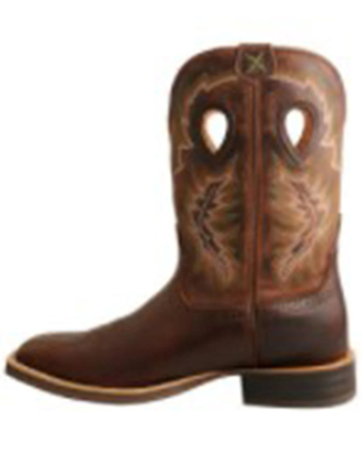 Twisted X Men's Brown Ruff Stock Western Boots - Square Toe 3 Twisted X Men's Brown Ruff Stock Western Boots - Square Toe - Image 3