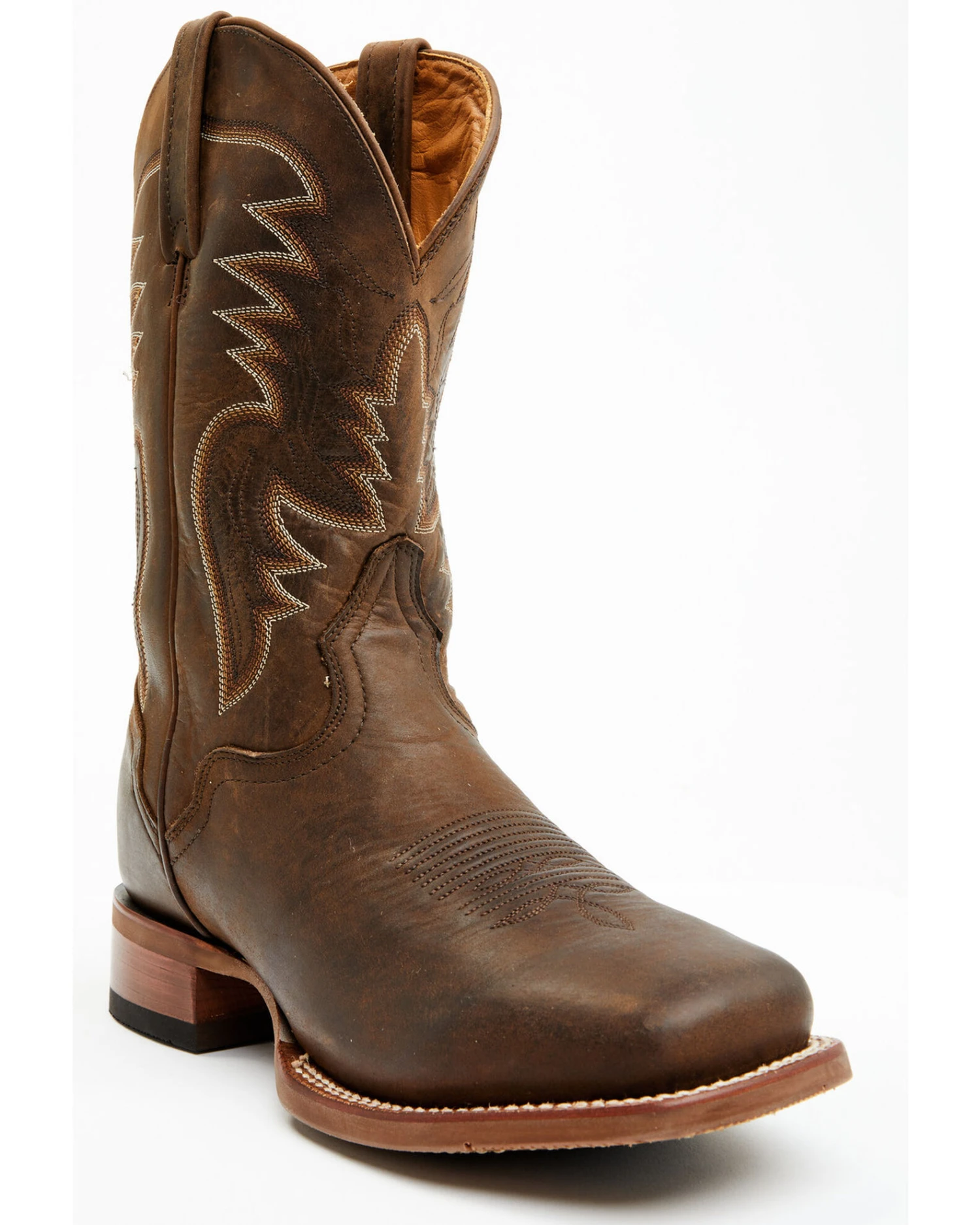 El Dorado Men's Bay Western Boots - Broad Square Toe 1 El Dorado Men's Bay Western Boots - Broad Square Toe