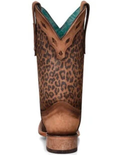 Corral Women's Leopard Print Western Boots - Square Toe 7 Corral Women's Leopard Print Western Boots - Square Toe -EverTrail Boots Sales Store 2000351161 902 P4
