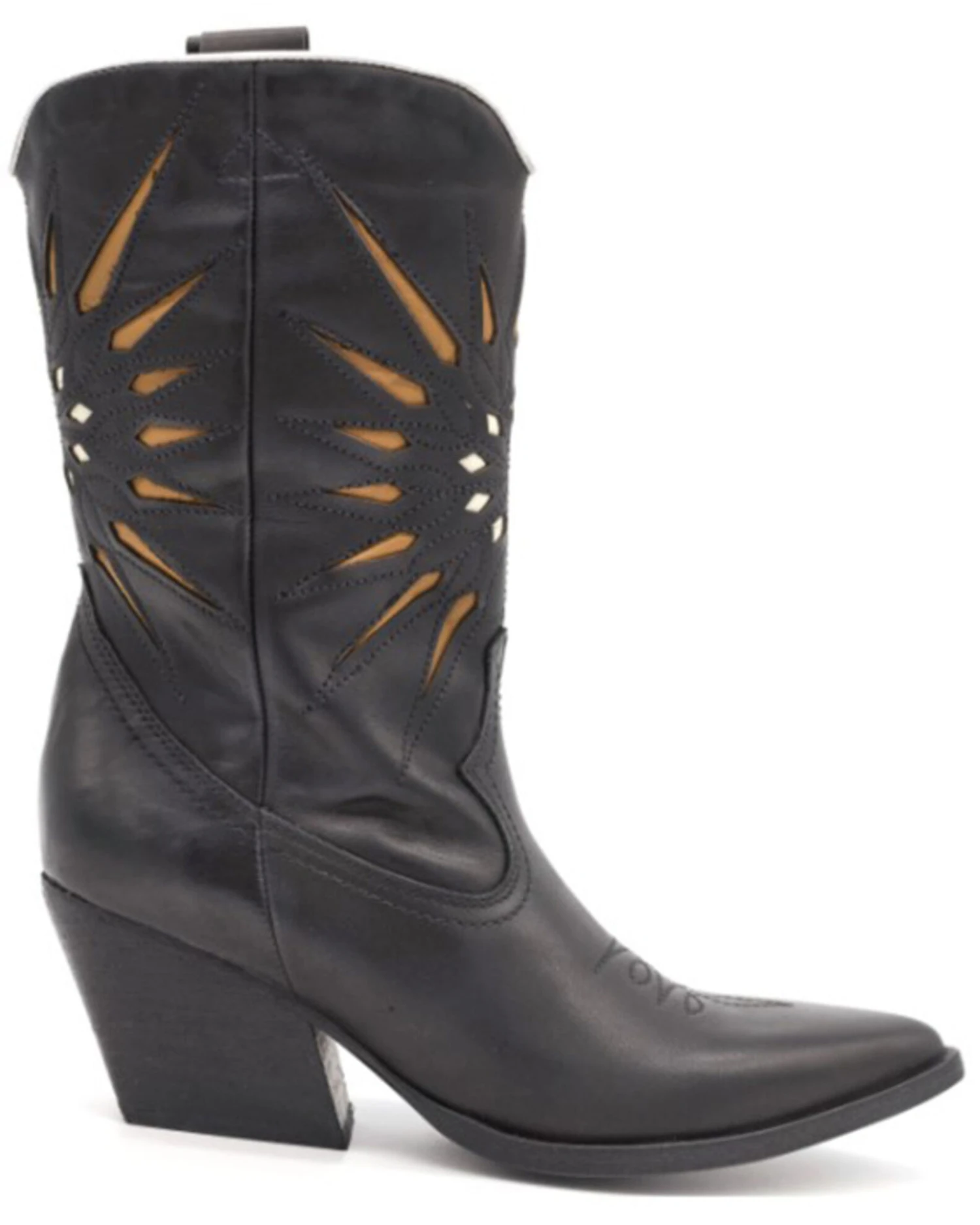 Golo Women's Contrasting Sun Western Boots - Pointed Toe 2 Golo Women's Contrasting Sun Western Boots - Pointed Toe - Image 2