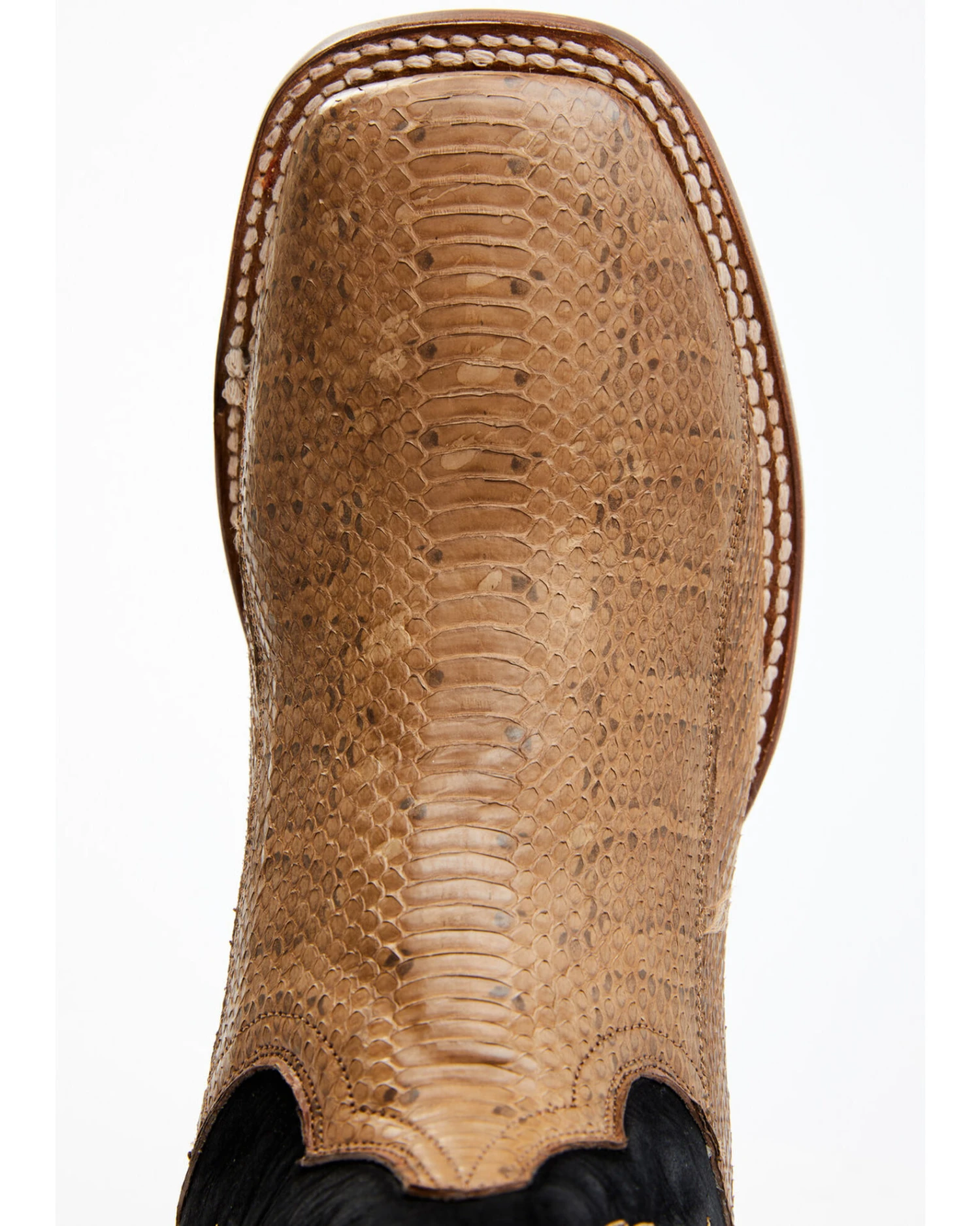Dan Post Men's Taupe Water Snake Exotic Western Boots - Broad Square Toe 6 Dan Post Men's Taupe Water Snake Exotic Western Boots - Broad Square Toe - Image 6