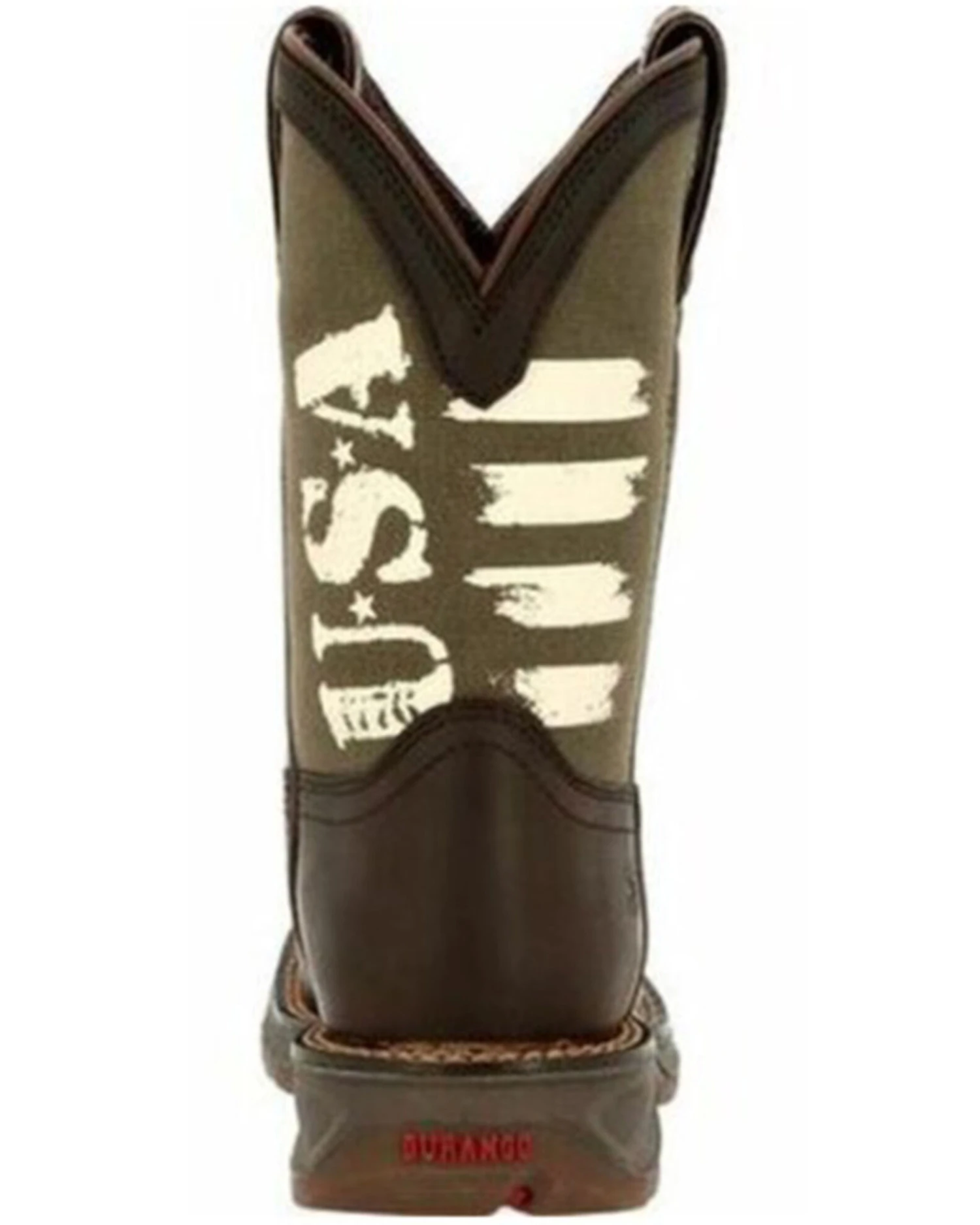 Durango Boys' Lil' Rebel USA Flag Western Boots - Broad Square Toe 5 Durango Boys' Lil' Rebel USA Flag Western Boots - Broad Square Toe - Image 5