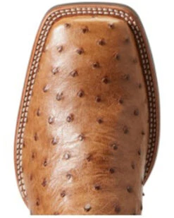 Ariat Men's Ostrich Quill Quantum Primo Exotic Western Boot - Broad Square Toe  -EverTrail Boots Sales Store 2000356428 200 P4