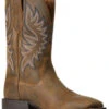 Ariat Men's Brander Leather Performance Western Boot - Broad Square Toe 
