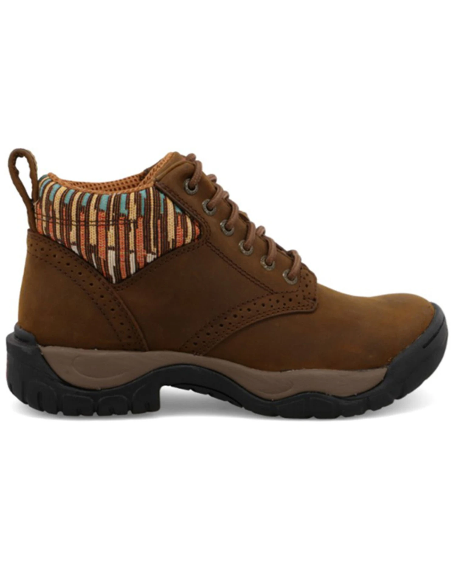 Twisted X Women's 4" All Around Lace-Up Hiking Multi Brown Work Boot - Round Toe 2 Twisted X Women's 4" All Around Lace-Up Hiking Multi Brown Work Boot - Round Toe - Image 2