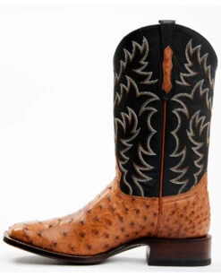 Cody James Men's Full Quill Cognac Ostrich Exotic Western Boots - Broad Square Toe 9 Cody James Men's Full Quill Cognac Ostrich Exotic Western Boots - Broad Square Toe -EverTrail Boots Sales Store 2000359772 001 P3