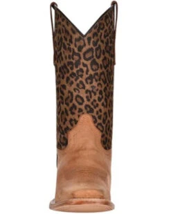 Circle G Girls' Leopard Print Western Boots - Square Toe -EverTrail Boots Sales Store 2000361088 271 P3