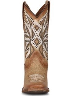 Corral Girls' Straw Embroidery Western Boots - Square Toe -EverTrail Boots Sales Store 2000361091 280 P3