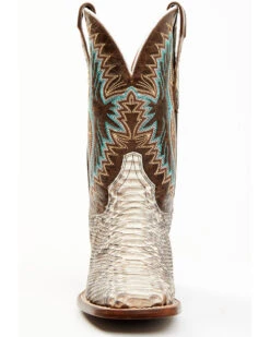 Dan Post Women's Back Cut Natural Python Exotic Western Boot - Broad Square Toe 10 Dan Post Women's Back Cut Natural Python Exotic Western Boot - Broad Square Toe -EverTrail Boots Sales Store 2000367486 101 P4