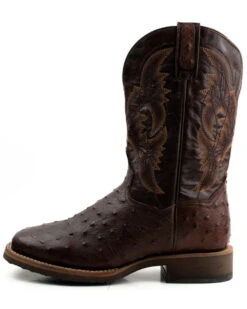 Dan Post Men's Alamosa Hand Ostrich Quill Western Boots - Broad Square Toe -EverTrail Boots Sales Store 2000375987 200 P3