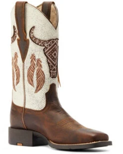 Ariat Women's Round Up StretchFit Western Performance Boots - Broad Square Toe