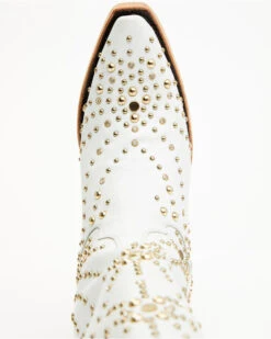 Boot Barn X Lane Women's Exclusive Sparks Fly Satin Pearl Western Bridal Boots - Snip Toe -EverTrail Boots Sales Store 2000385225 100 P6