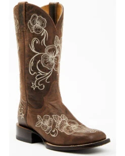 Shyanne Women's Lasy Western Boots - Broad Square Toe