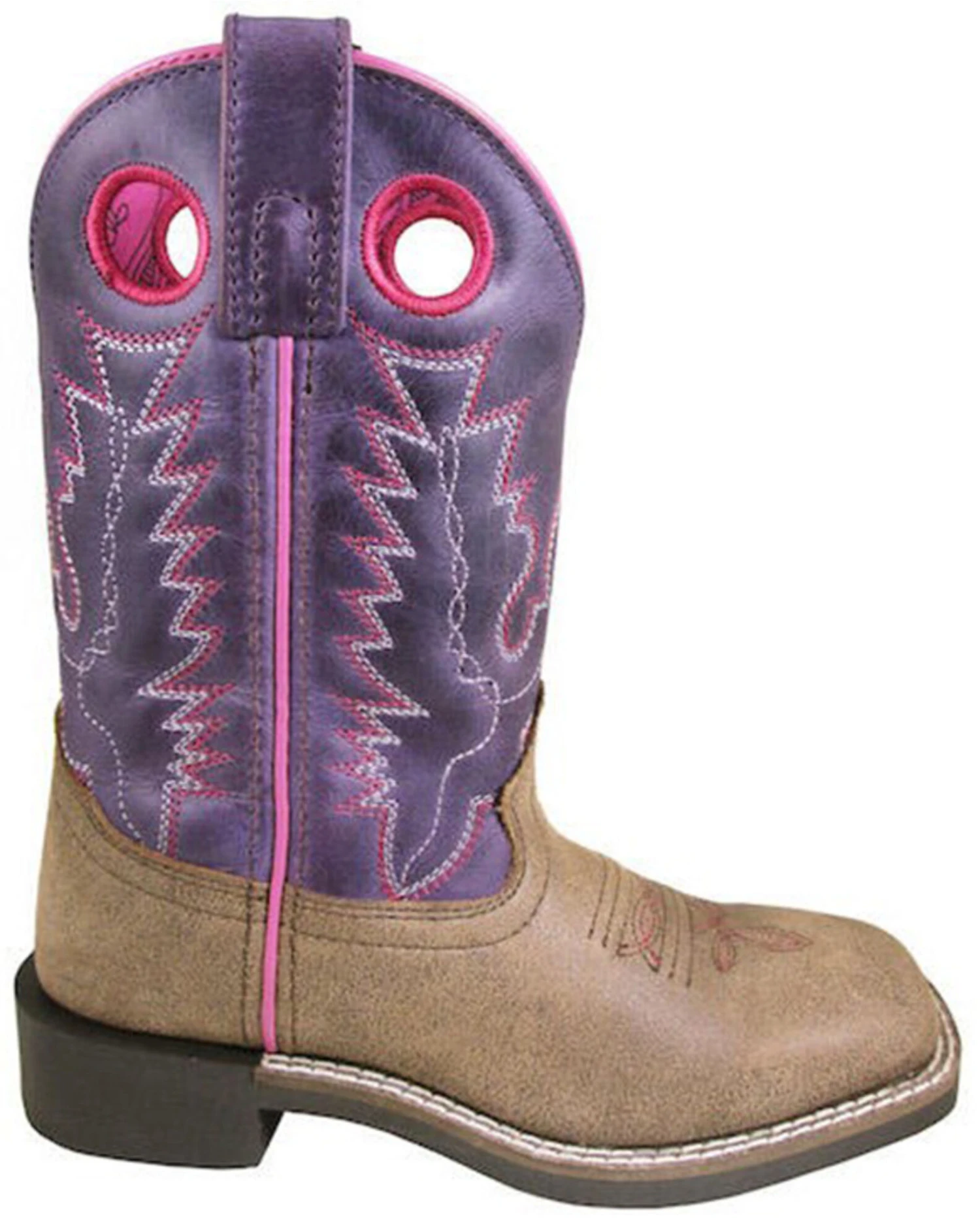 Smoky Mountain Toddler Girls' Tracie Western Boots - Broad Square Toe 1 Smoky Mountain Toddler Girls' Tracie Western Boots - Broad Square Toe